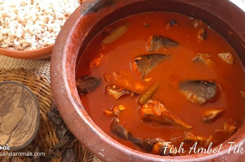 Fish Ambot Tik - Mangalorean Sour-Spicy Fish Curry