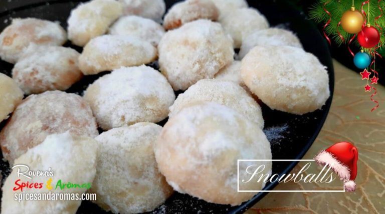 Snowball Cookies – that melts in your mouth