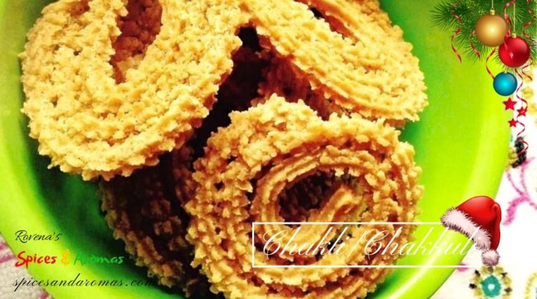 Chakli – Tasty chakli’s made with coconut milk and egg