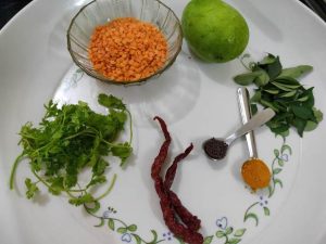 Raw Mango Dal - Simple and Tasty