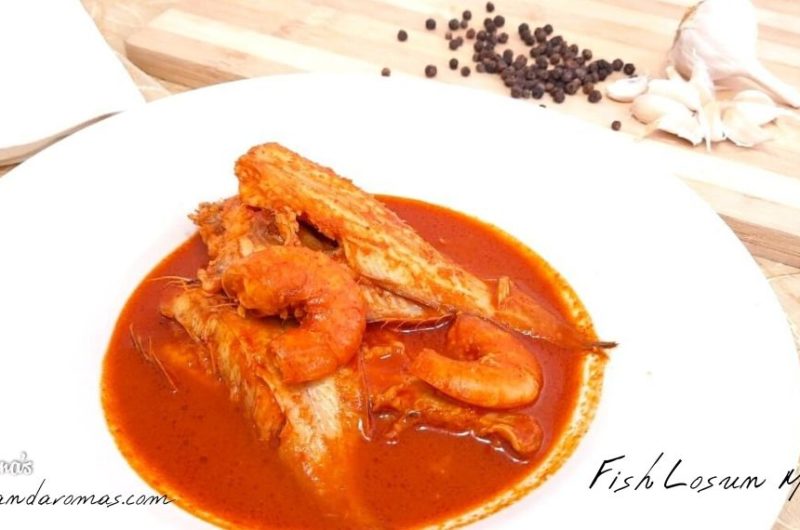 Fish Losun Miri - Sole fish/Lepo Curry