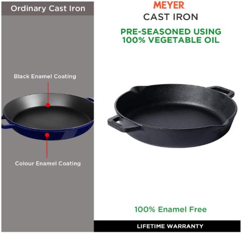 pre seasoned cast iron skillet