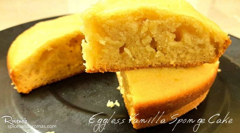 Eggless Sponge Cake – Perfect Sponge cake without Oven