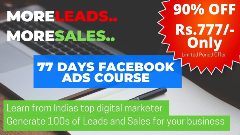 77 days facebook ads gaurav madaan