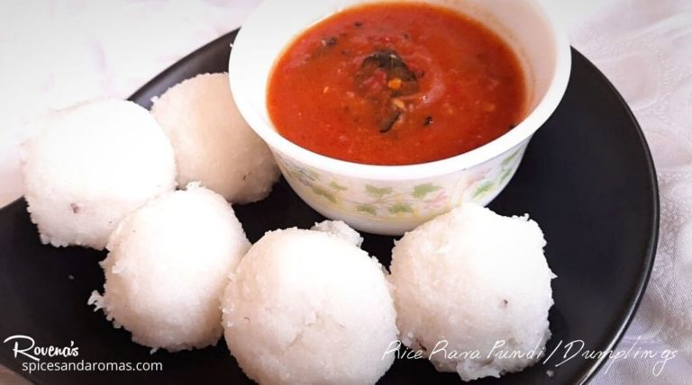 Rice Rava Pundi – Quick and Healthy Rice Dumplings