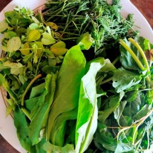 Masoppu Saaru / Mosoppu Saaru - A Delicious and Healthy Green leaf Curry