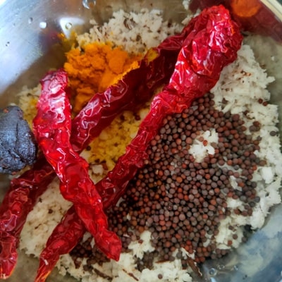 Mango Sasav Ripe Mango Curry Mangalorean Style - Authentic Konkani Preparation
