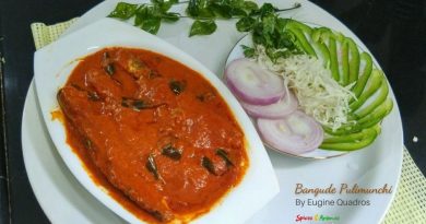 Bangude Pulimunchi | Mangalorean Fish in Hot and Sour Masala bangude pulimunchi