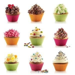 silicone cupcake moulds